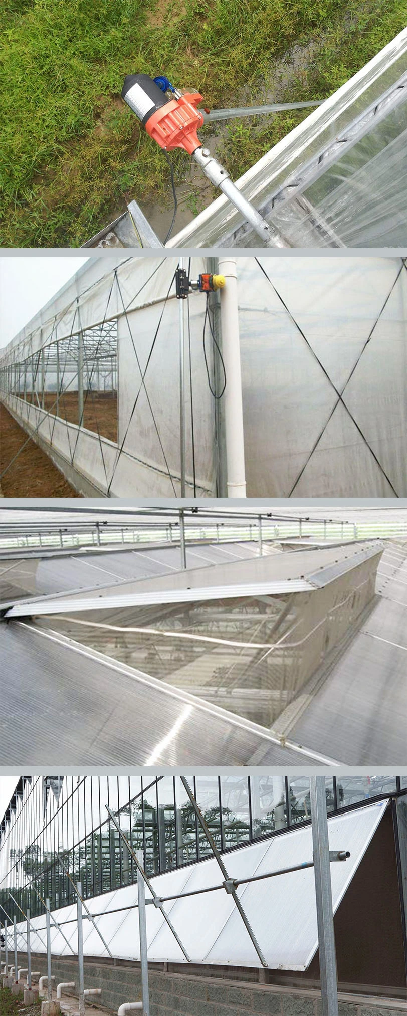 Hot Sale Multi Span Plastic Film Greenhouse for Planting