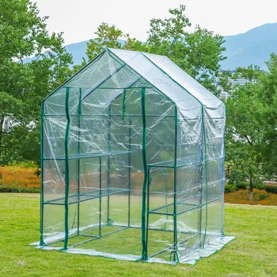 Serra da giardino Copertura in PVC trasparente impermeabile Serra per piante da esterno